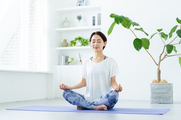 呼吸と心を整える瞬間